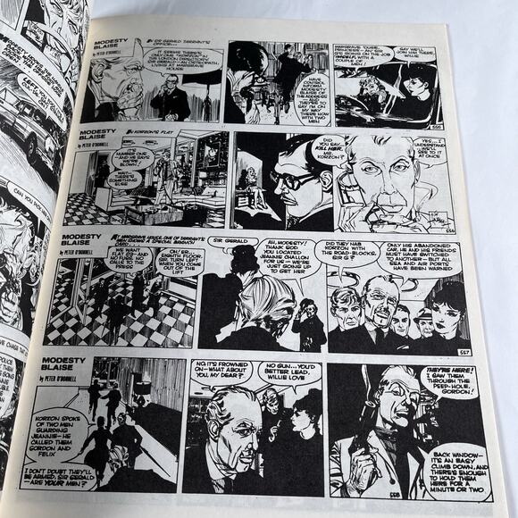 Comic Media #9 - 1973 UK Comic Zines Modesty Blaise Issue Peter O'Donnell Rare - Picture 7 of 10